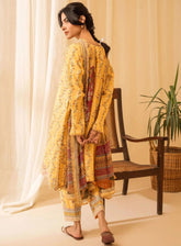 Izabel by Aabyaan Embroidered Linen Suit Unstitched 3 Piece - ABY24IZ AZ-07 ALARA